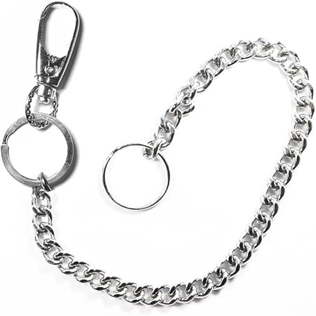 Portachiavi con catena e moschettone Portachiavi con catena e moschettone