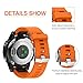 Fashioneey Compatible for Garmin Fenix 5S Band,Quick Release 20mm Silicone Smart Watch Replacement Strap Compatible for Garmin Fenix 5S