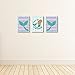 Big Dot of Happiness Let's Be Mermaids - Baby Girl Nursery Wall Art, Kids Room Decor and Home Decorations - Gift Ideas - 7.5” x 10” - Set of 3 Prints