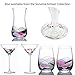 Handcrafted and Painted Wine Glasses by Sonoma Artisan, Set of 2. Ideal for Entertaining, a Unique Gift Idea, Romantic Night in or Just Elevating Your Wine Enjoyment