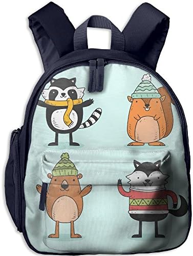 Mini School Daypack Make Your Own With Hand Drawn For Kindergarten Unisex Child Navy