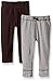 Carter's Baby Boys' 2 Pack Pants (Baby) - Brown/Brown Stripe- 3M