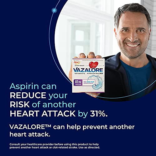 VAZALORE™ Aspirin 81mg for Adults Low Dose Aspirin Heart Therapy