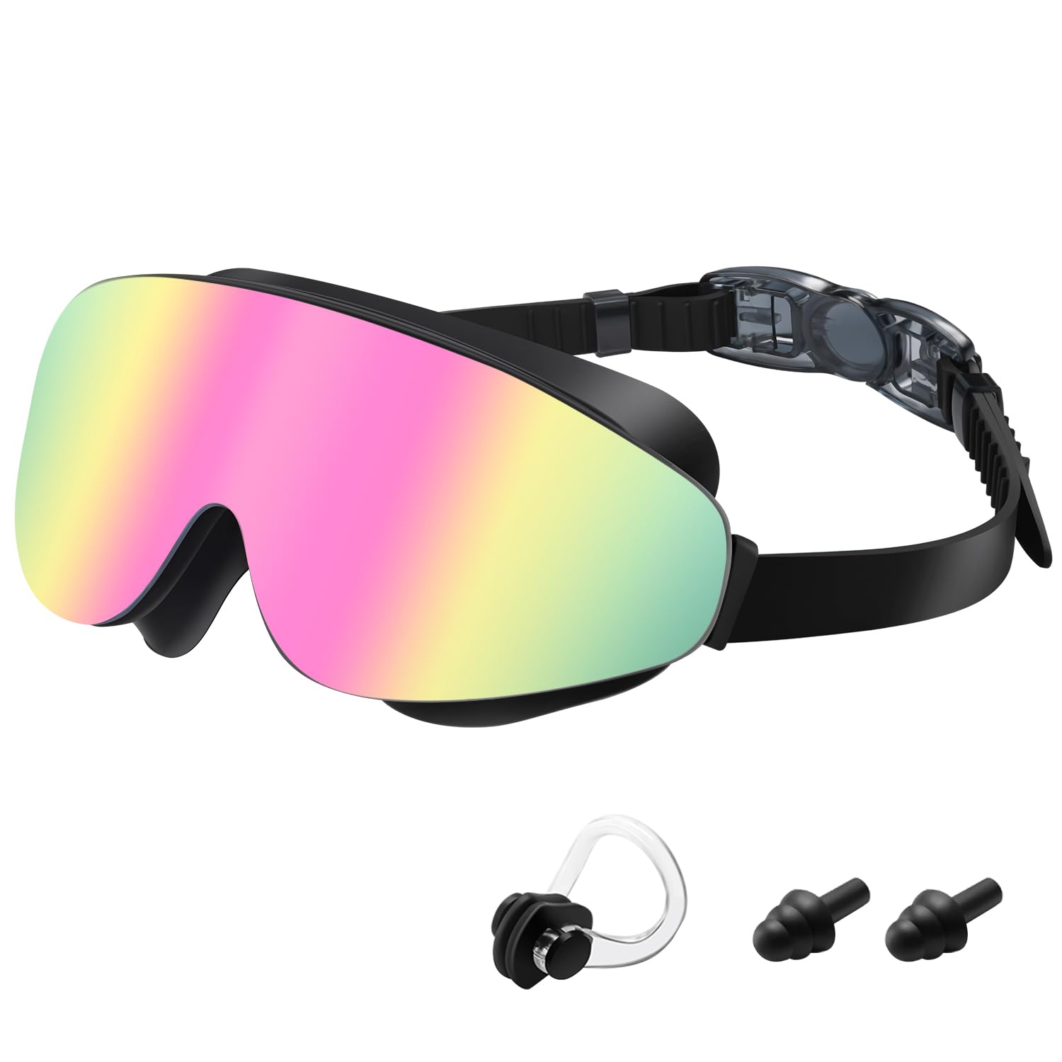 Vatefery Swimming Goggles Kids Toddler 6-14,Crystal Clear Polarized Swim Goggles for Kids,Junior Children Girls Boys,Anti-Fog,Waterproof,UV Protection Wide Vision Lenses