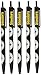 NFL Pittsburgh Steelers Disposable Black Ink Click Pens, 5-Pack