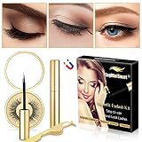 Magnetic Eyeliner, Magnetic Eyelashes With Eyeliner, Magnetic Eyeliner and Lashes Magnetic Eyelashes Liner Eye Liner Kit Magnetic Eyelash Kit For 3D Magnetic False Eyelashes Reusable