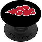 Red Cloud Anime Style Japanese Manga Comic Style Pattern PopSockets Adhesive PopGrip