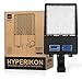 Hyperikon LED Parking Lot Lights, 300W (1100 Watt HID HPS Replacement), Shoebox Pole Street Light, Outdoor Area Dusk to Dawn, 5700K, IP65 Waterproof, Photocell, DLC, ETL