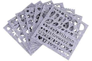 7 Set DIY Needle Felting Stencils,Applique Templates for DIY Craft, Embroidery, and Wool Felting Projects