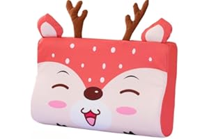 Calmly Pillow for Kids, Ergonomic Soft Memory Foam Pillows for Boys Girls, Animal Design Support Child Pillow for Better Slee
