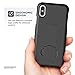 ENCASED iPhone X Belt Clip Case [DuraClip] Slim Fit Holster Shell Combo (w/Rubberized Grip Finish) for Apple iPhone Xs - 2017/2018 Release (Smooth Black)