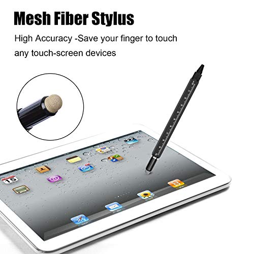 11 in 1 Multi-Tool Pen,Penyeah Pocket Clever Stylus Pen Combo Tool-7 Screwdrivers & Mesh Fiber Tip Stylus Pen& Ballpoint Pen & Spirit Level with 4"/10CM Ruler - Thumbnail 2