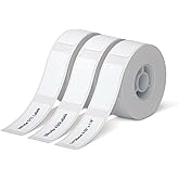 NIIMBOT D110 Label Maker Tape Adhesive White Label Paper 0.55" X 1.18" (14 X 30mm) 210 Labels/Roll, Compatible D11 D110 Label