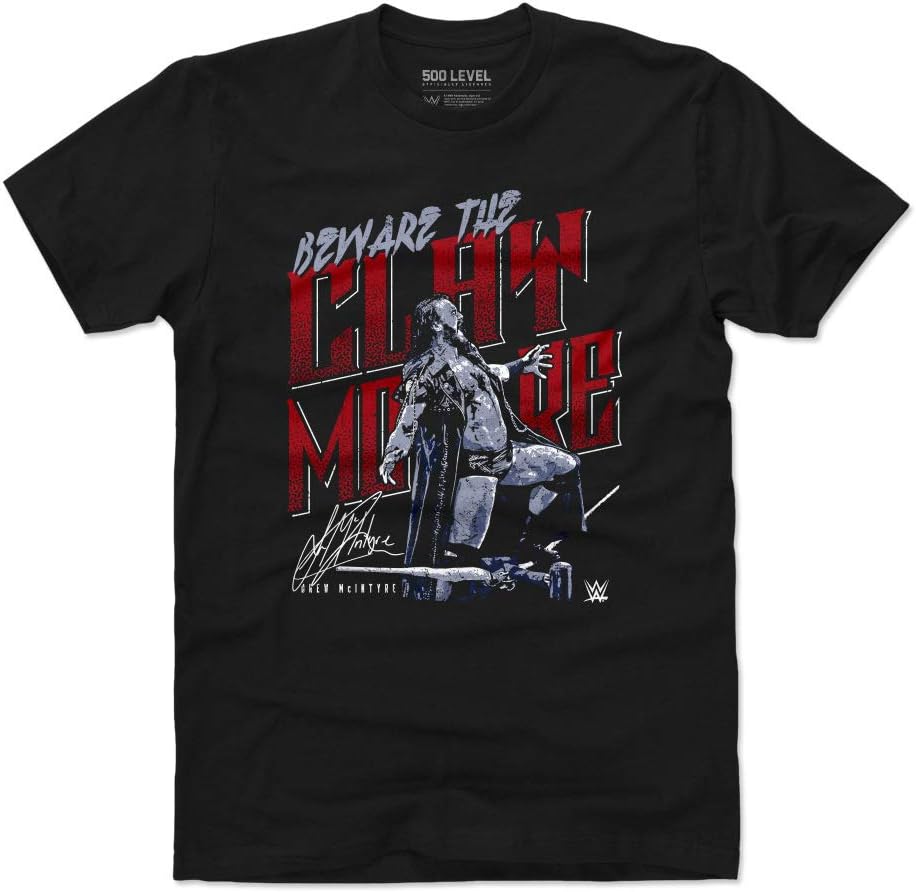 500 LEVEL Drew McIntyre WWE Shirt - Drew McIntyre Beware