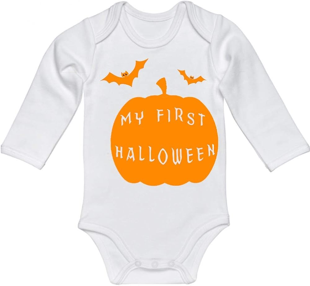 pumpkin baby romper