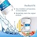 Waterdrop WD-F13 Water Filter, Replacement for GE® SmartWater® MWF®, MWFINT, MWFP, MWFA, GWF, HDX FMG-1, Kenmore® 9991, GSE25GSHECSS, WFC1201