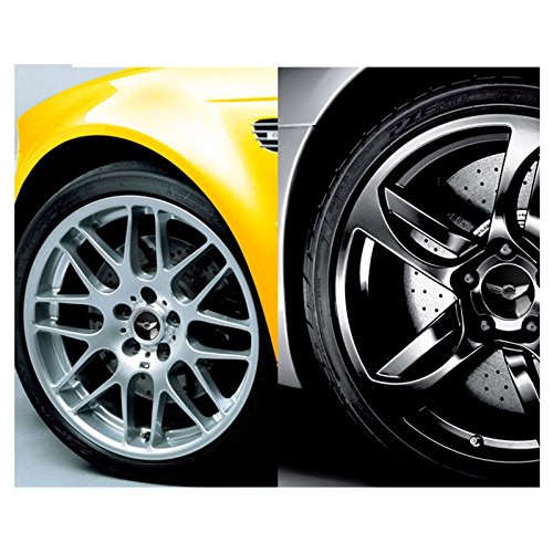Car Rims Wheel Center Caps Covers Emblem (Set of 4) (Wing Logo)