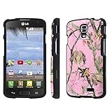 NakedShield LG L31G / LG Access LTE (Pink Hunter Camouflage) Total Hard Armor LifeStyle Phone Case