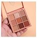 Natural Pink High Pigmented Eyeshadow Pallette 9 Colors,Haluoo 5 Shimmer+4 Nude Matte Waterproof Long Lasting Velvet Texture Blendable Light Pearl Pressed Glitter Pink Eyeshadow Pallet (Pink)thumb 4
