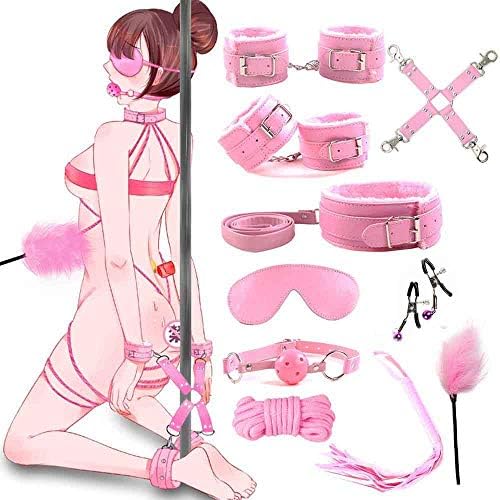 Bed Restraints System Kit -Medical Grade Straps with Comfortable Wrist and Ankle Cuffs Fits Almost Any Size Mattress,Free Eye mask Included