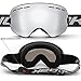 HONGDAK Ski Goggles Snowboard Snowmobile Men Women Anti Fog Polarized OTG Over Glasses Snow Sports Sunglass Snowboarding Jet Skiing Youth Kids