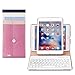Coo iPad Mini 4 Bluetooth Keyboard Cases with 360 Degree Rotation and Multi-angel Stand