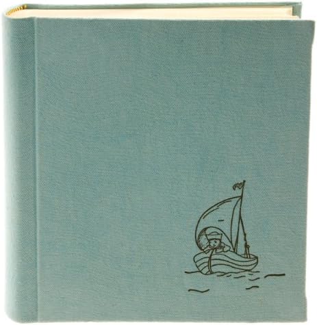 Kata Golda Sailboat Letterpress-Printed Photo Album, 8 by 8-Inch