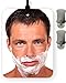 Mirror On A Rope ReflectXL Shower Mirror Our Largest Mirror. Shatterproof. Easily Eliminate Fog and Shadows. Includes Two Removable Adhesive Hooks and an Adjustible Rope (Wet Steel)