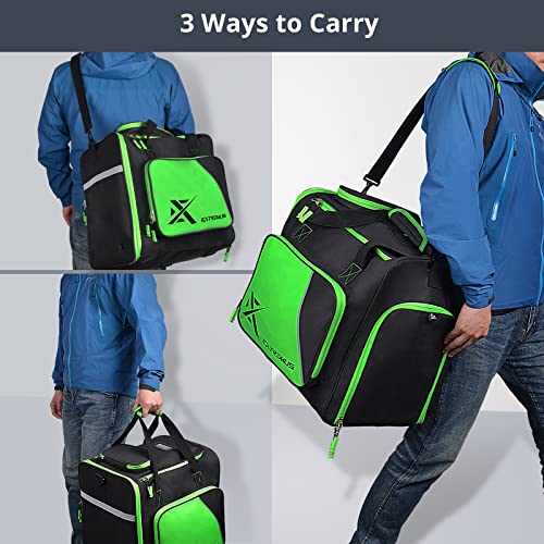 Extremus Domo 50L Ski Boot Bag,Neon Green Pricepulse