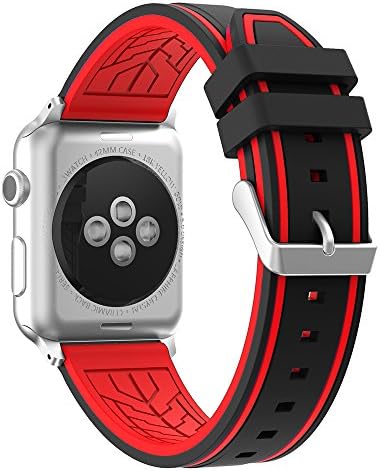 For Apple Watch Band, Copbis Silicone and Sport Replacement Straps Watch Wristband for Iwatch Bands