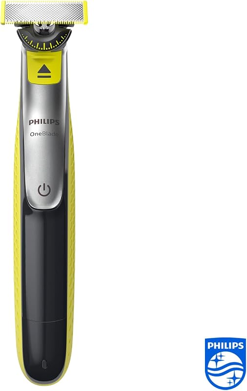 OneBlade 360 Face, Autentico Regolabarba e Rasoio Elettrico, con l'Innovativa Lama 360, 2 Lame 360 per il Viso, Pettine Regolabile 5 in 1 (Modello QP2734/30)