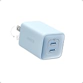 Anker Nano Phone Charger,47W Max 2-Port GaN Fast Charger USB C | Compact Foldable USB C Charger for iPhone 18 Pro/17/17 Pro Max, Galaxy, Pixel, and MagSafe Compatible Accessories(Blue)