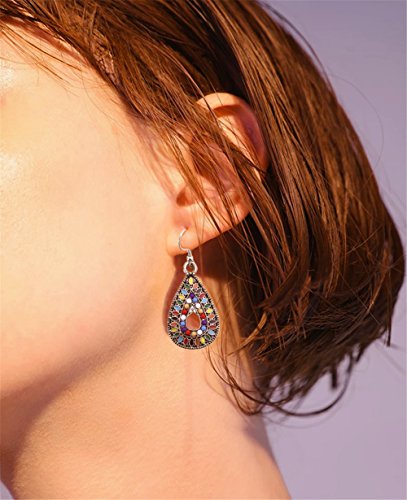 Dangle Earrings Vintage Drop Earring Handmade Bohemian Teardrop Earrings