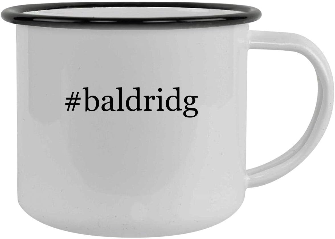 #baldridg - 12oz Hashtag Camping Mug Stainless Steel, Black