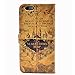 iphone 6 Case Hogwarts Marauder's Map Vintage Old Pattern Leather Wallet Card Flip Stand Case with Always Back Cover For IPHONE 6 6S