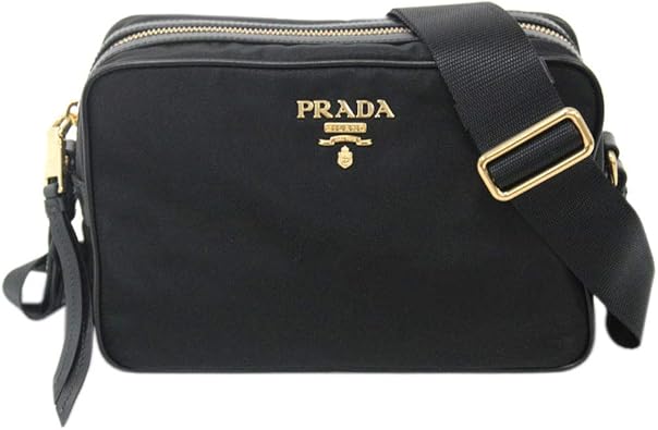 Amazon Co Jp アウトレット プラダ バッグ 1bh0 Prada ショルダーバッグ Tessuto Soft Calf Nero ナイロン ソフトカーフ ブラック 並行輸入品 Shoes Bags