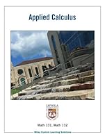 Applied/Single Variable Calculus for Loyola University Chicago 111874747X Book Cover