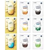 FRIENVITA KOREA Face Mask Sheet(9 treatments), 24K Gold Vitamin’s Perfect Balance Mask 3 & Vital Vitamins Skin Filtering Mask 6