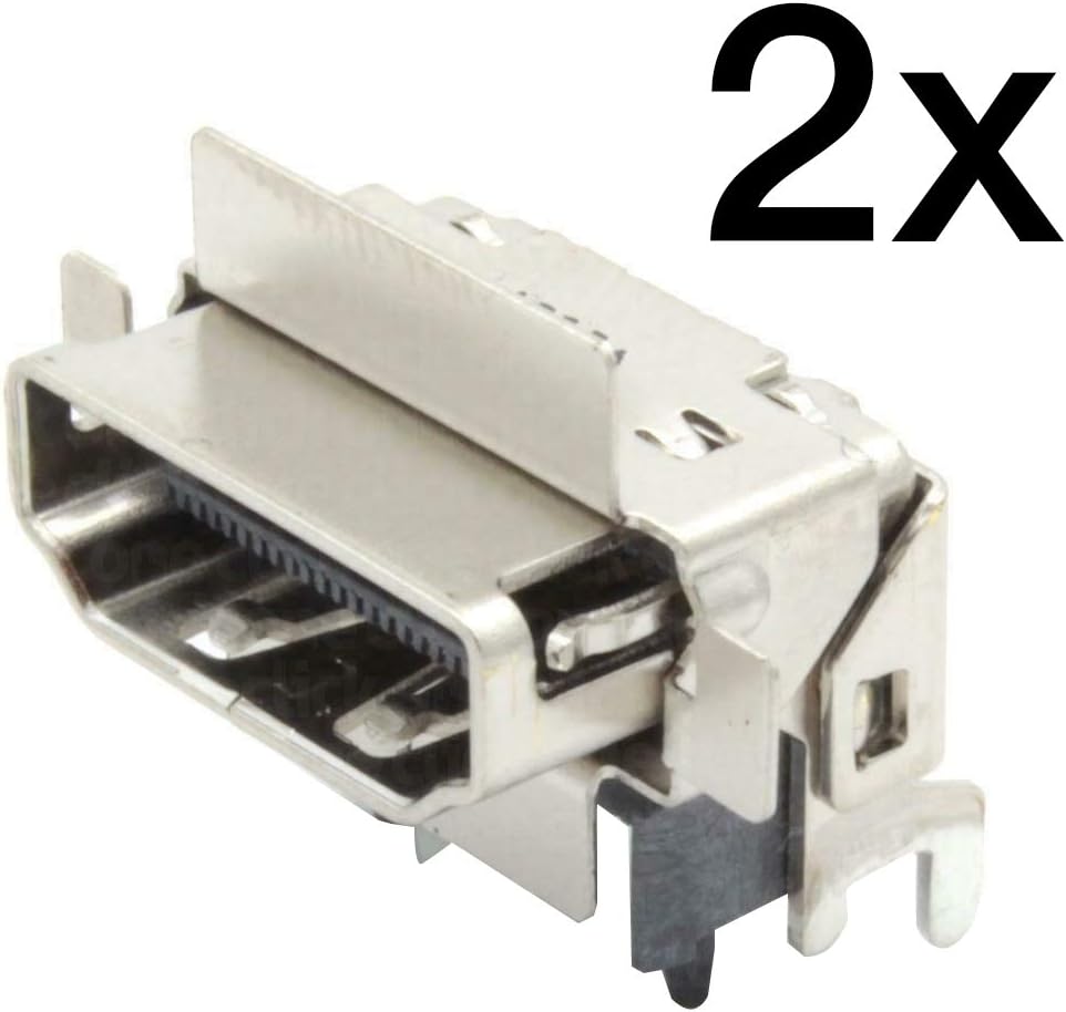 YuYue2x HDMI Port Connector Socket Replacement For Microsoft Xbox One S Slim