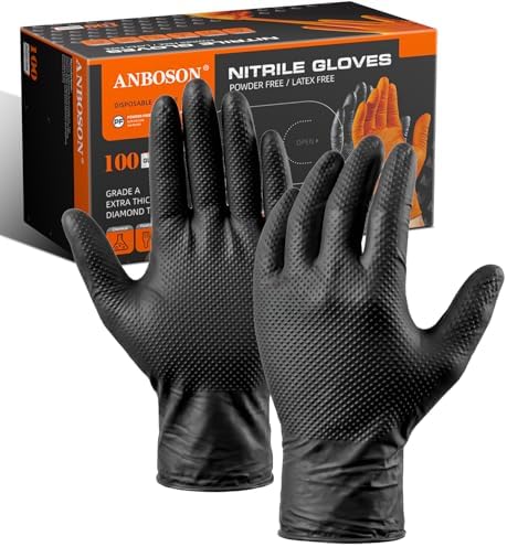 Amazon.com : 9 mil Nitrile Powder Free Gloves 50 Pc (XX-Large) by