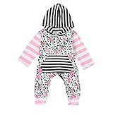 Sagton Infant Baby Boys Girls leopard print Cotton Romper Jumpsuit Bodysuit Clothes