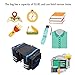 Bike Rack Bag With Double Panniers, 24 L, 600 PVD, 8 Side Reflectors, Bicycle Rear Saddle Shelf Luggage Handbags For Cargo Laptop, Back Seat Messenger Pack Trunk Saddlebags Satchel For Cycling Sportsthumb 1