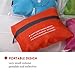 Duffel Bag, Waterproof Nylon Foldaway Luggage For Travel,Campimg,Sports, Orange