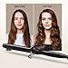Anjou Curling Iron, 1.25 inch Hair Curler Curling Wand with Anti-scalding Insulated Tip, Ceramic Tourmaline Coating with LCD Diaplay(250 °F to 430 °F, Glove and Curl Clips Included)