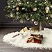 Ivenf Christmas Tree Skirt, 48 inches Large Snow White Luxury Thick Plush Faux Fur Skirt, Rustic Xmas Tree Holiday Decorations…