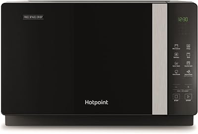 Hotpoint Xtraspace 20L Microwave Oven with Grill & Crisp Function - Black