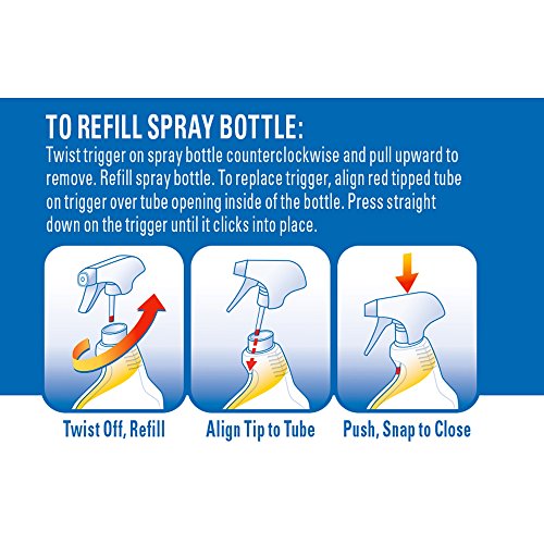PACK OF 12 - Formula 409 Stone and Steel Cleaner, Spray Bottle, 32 Ounces