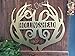 PK Décor Deer Antler Wall Decor with Family Last Name Initial, Custom Buck Metal ACM Sign, Deer Hunter Gifts for Men and Women, Mancave, Hunting Club, Rustic Wedding Gift (Split Letter)