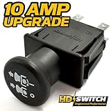 HD Switch Blade Clutch PTO Switch Replaces Cub Cadet MTD Troy-Bilt 925-04174 - RZT42 - RZT50 - RZT54 - Free 10 AMP Upgrade