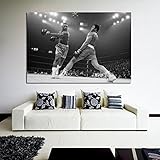 Poster Mural Muhammad Ali vs Joe Frazier Boxer Figher Boxing Champ 40x58 in (100x147 cm) 8mil Paper